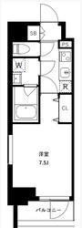 浅草駅 徒歩14分 6階の物件間取画像